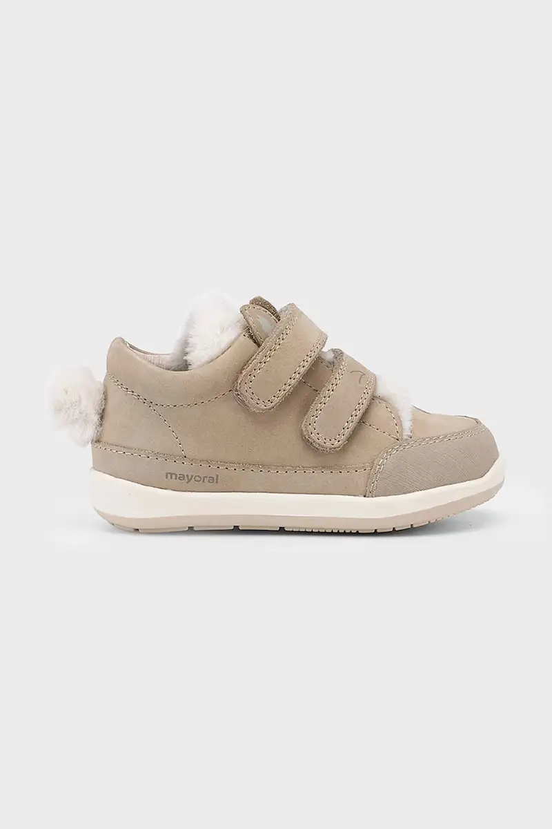 scarpe basse in pelle bambini colore beige 42589