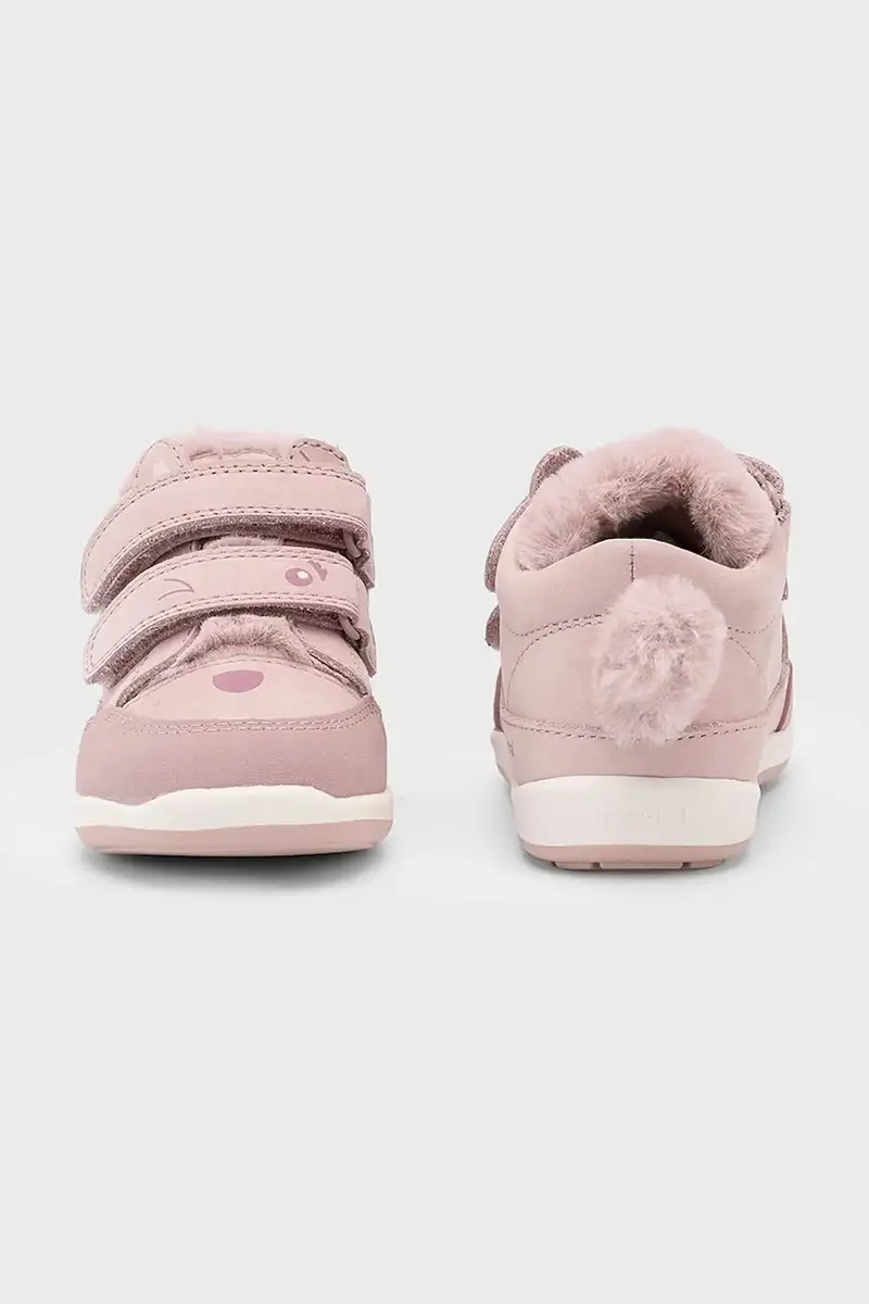 scarpe basse in pelle bambini colore rosa 42589 miniatura 2