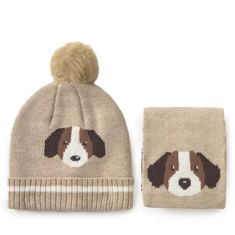 Set berretto e sciarpa Mayoral 10018 Beige