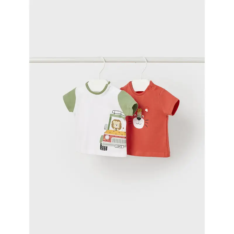Set di 2 T-shirt 1002 Multicolore Regular Fit