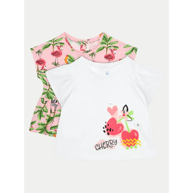 Set di 2 T-shirt 1011 Multicolore