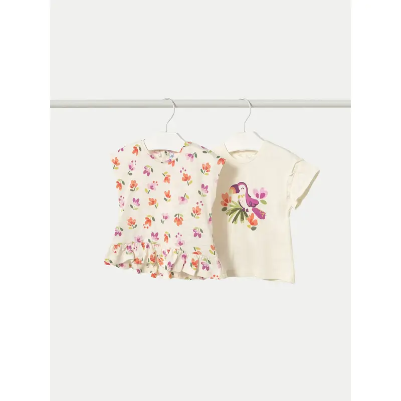 Set di 2 T-shirt 1047 Beige Regular Fit