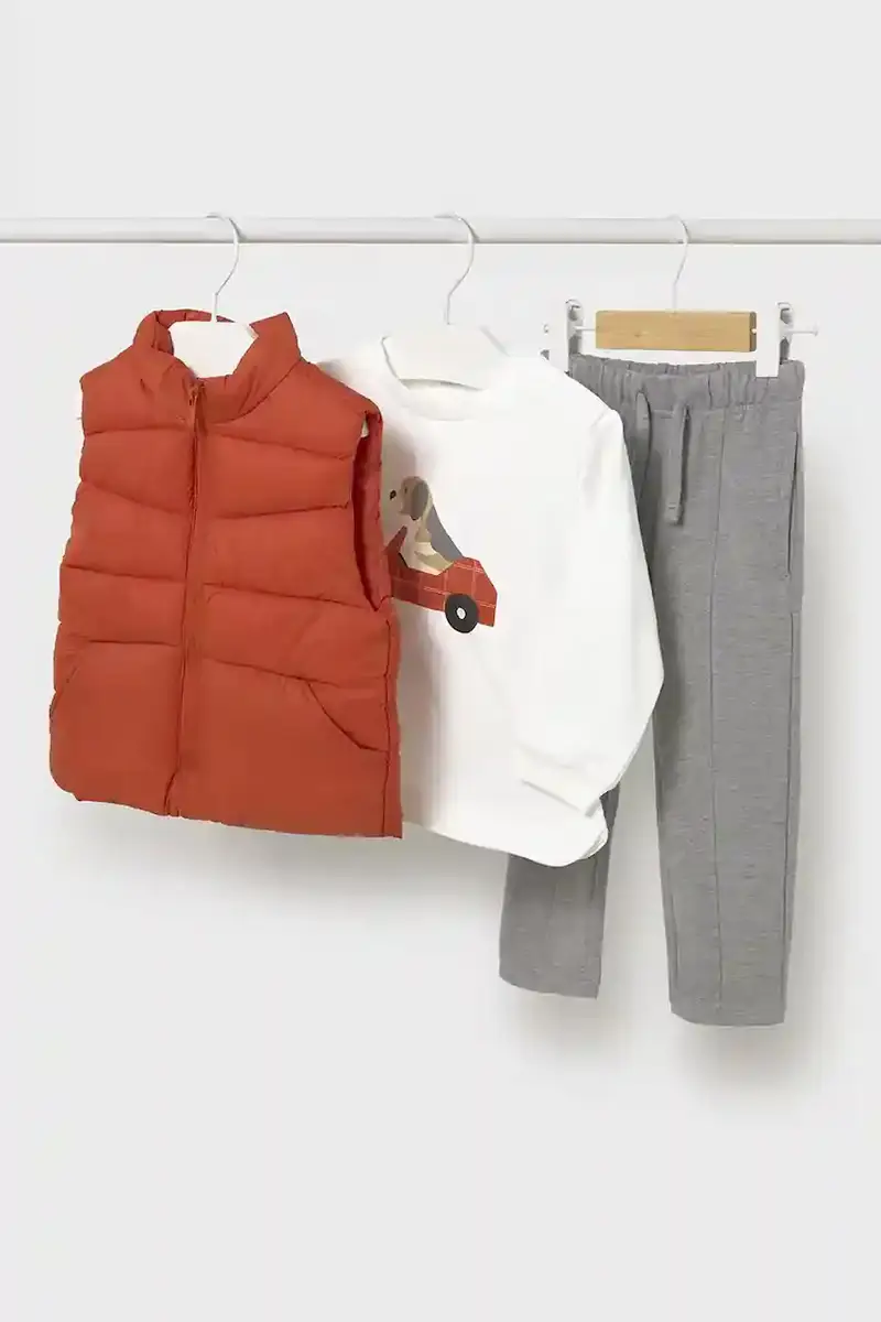 set per bambini colore arancione 2649