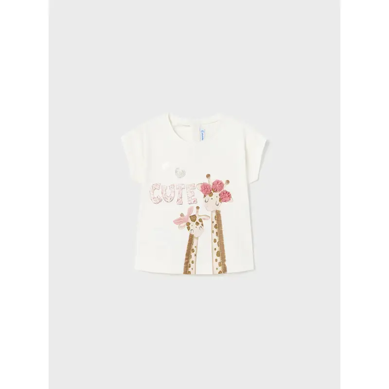 Mayoral T-shirt Beige 3201888