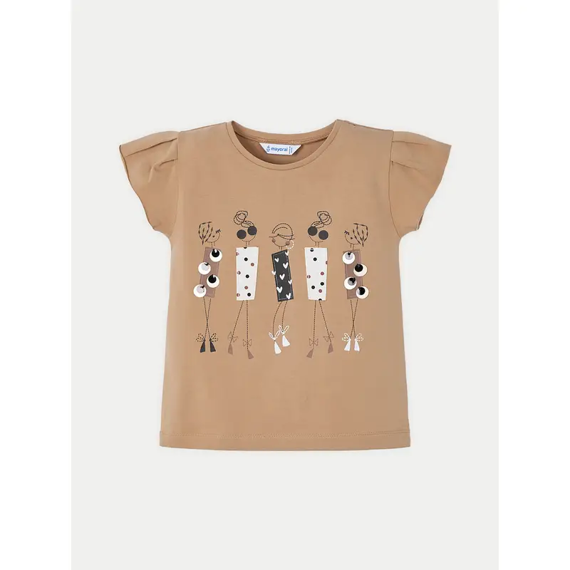 Mayoral T-shirt Beige 3222272