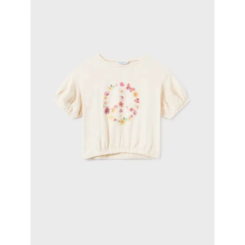 Mayoral T-shirt Beige 3201987