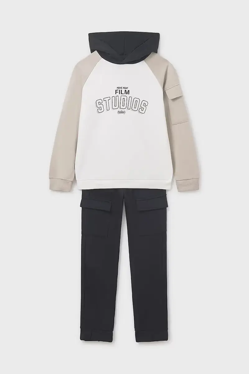 tuta per bambini colore beige 7851 miniatura 2