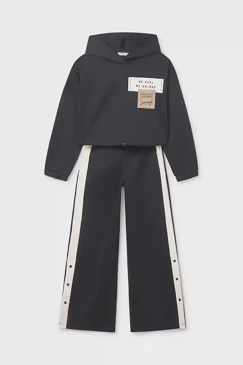 tuta per bambini Nero miniatura 2