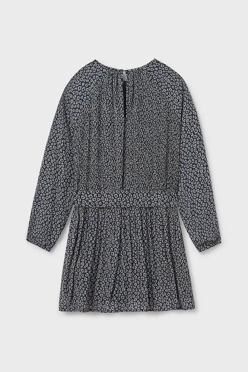 vestito bambina colore blu 7914 miniatura 3