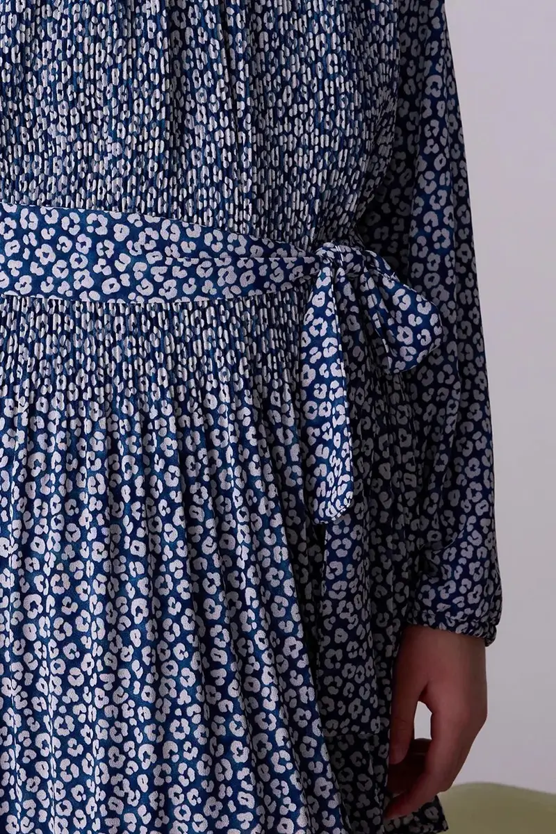 vestito bambina colore blu 7914 miniatura 5