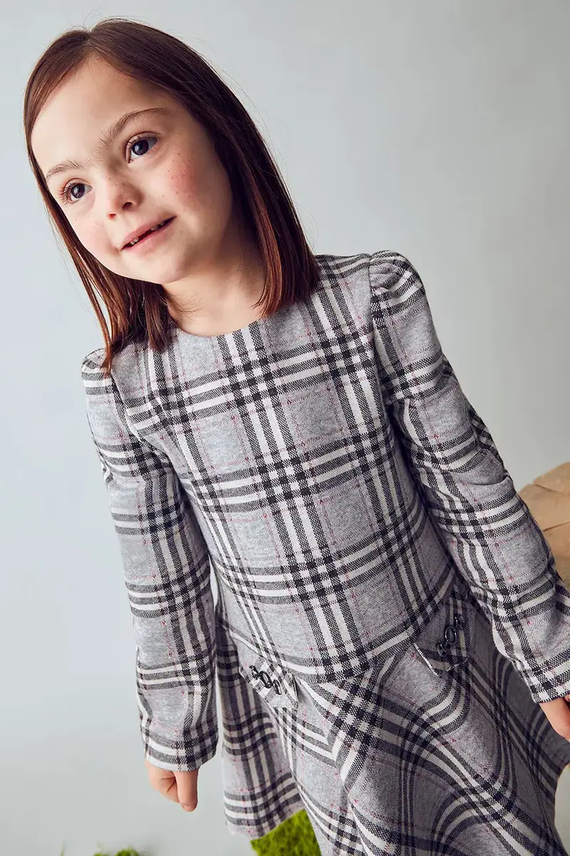 vestito bambina colore grigio 4921