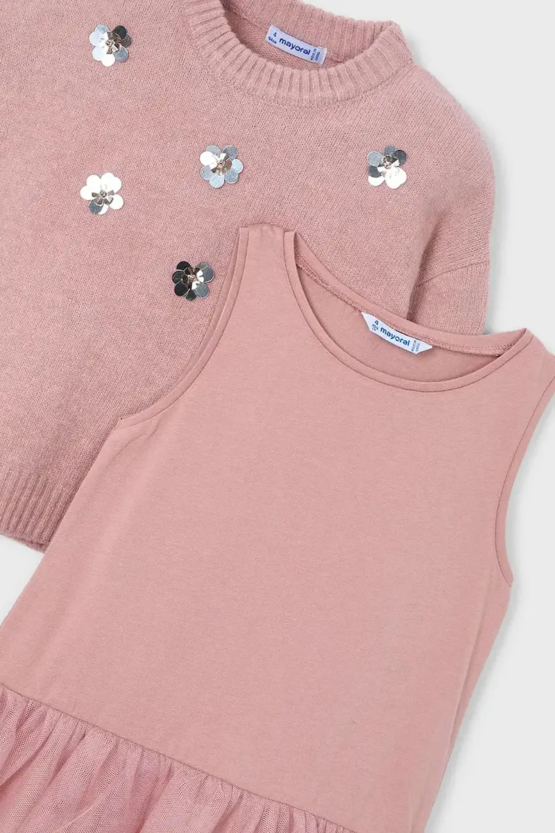 vestito bambina colore rosa 4918 miniatura 3