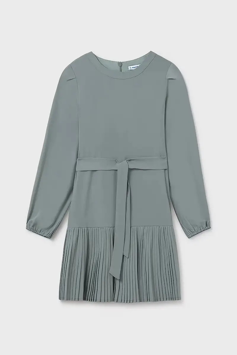 vestito bambina colore verde 7908 Turchese miniatura 2