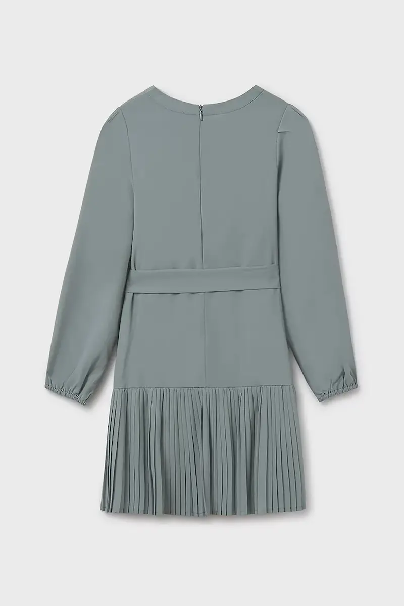 vestito bambina colore verde 7908 Turchese miniatura 3