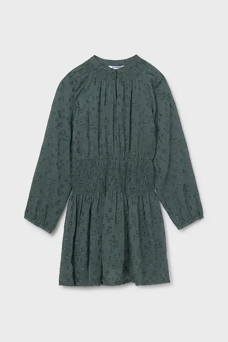 vestito bambina colore verde 7909 miniatura 2