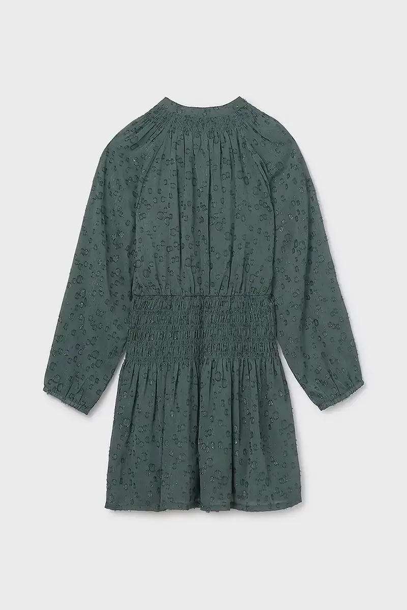 vestito bambina colore verde 7909 miniatura 3