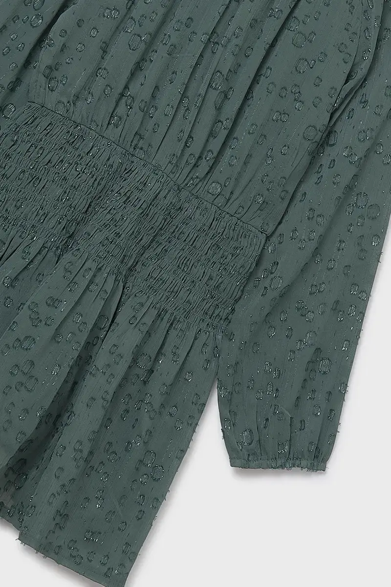 vestito bambina colore verde 7909 miniatura 4