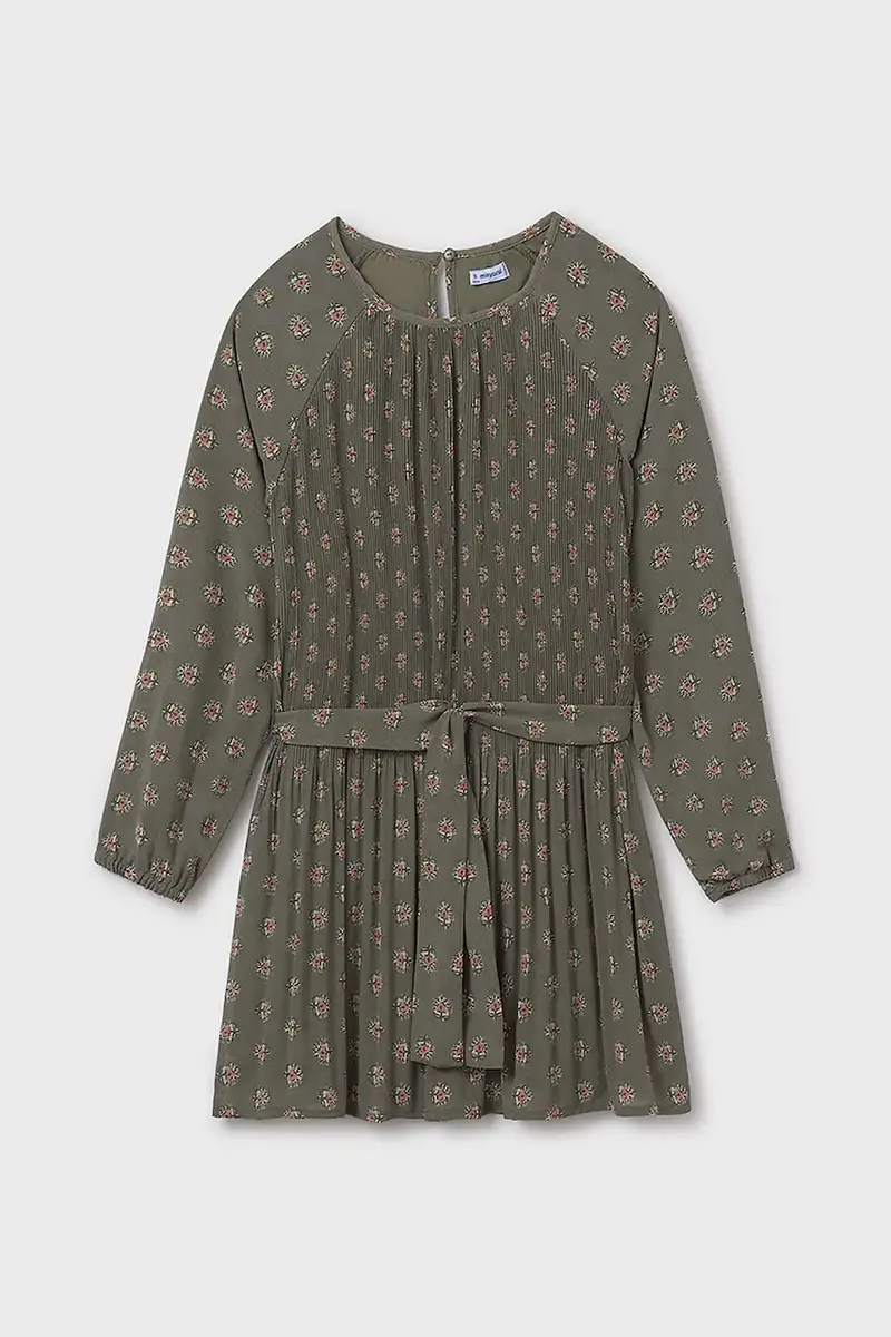 vestito bambina colore verde 7914 miniatura 2