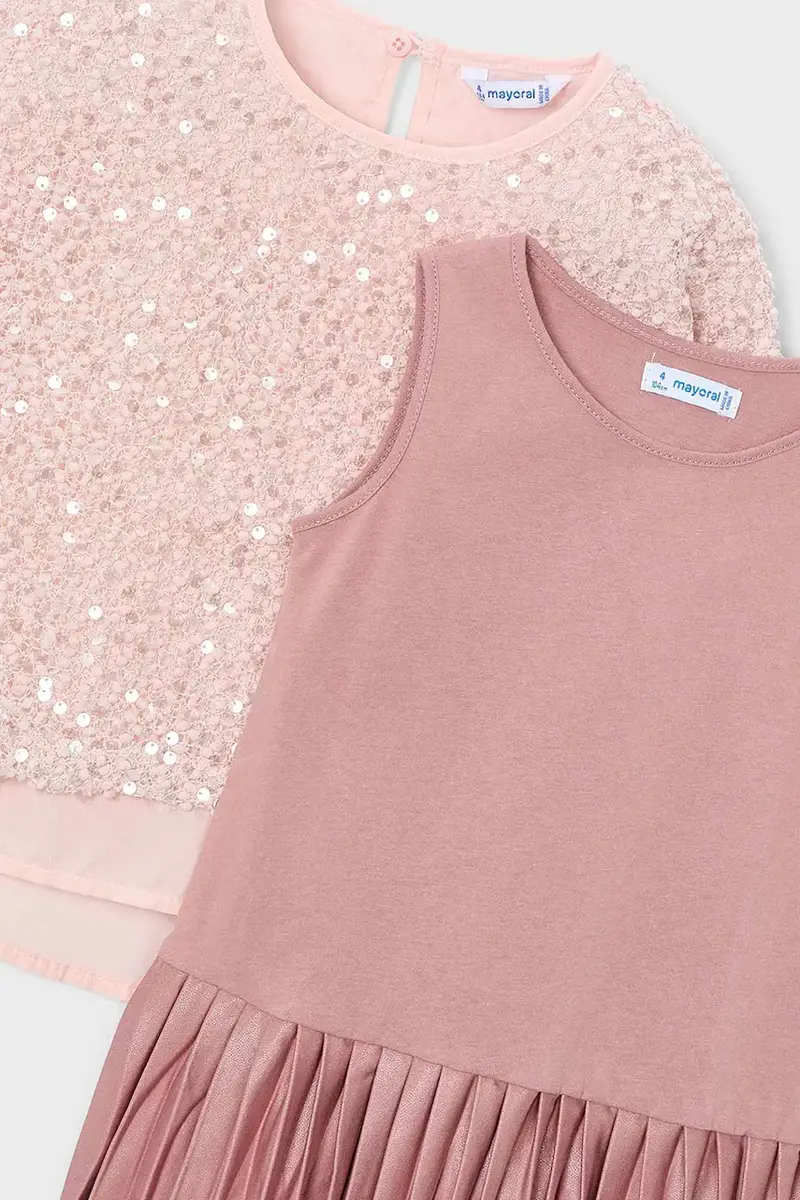 vestito bambina Rosa miniatura 4