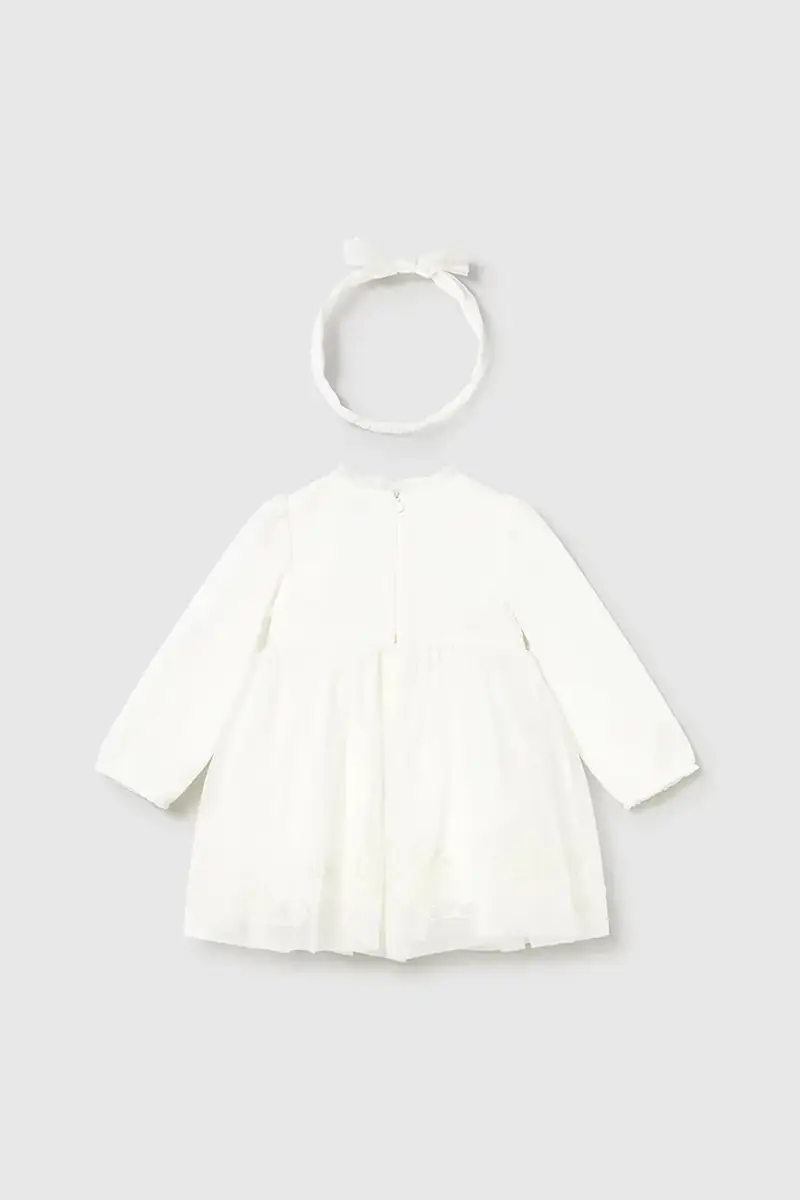 vestito neonato colore beige 2902 miniatura 2