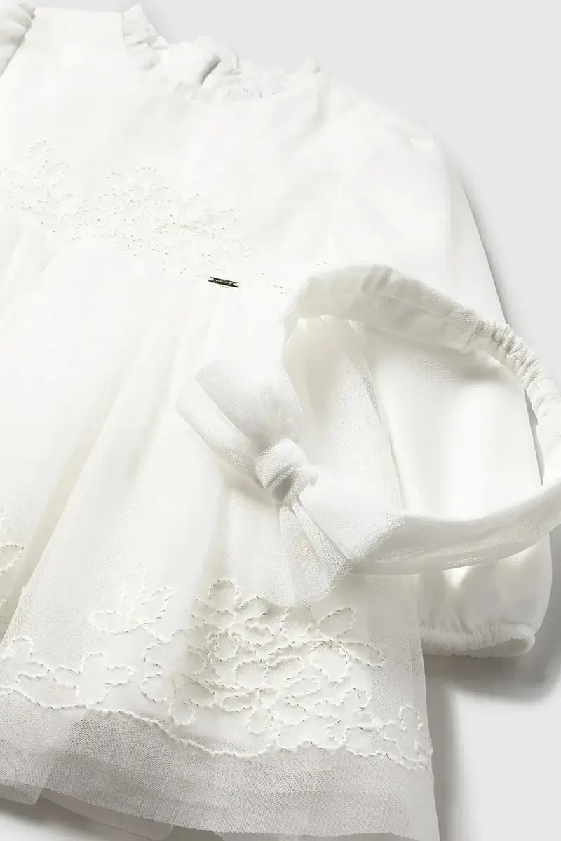 vestito neonato colore beige 2902 miniatura 3