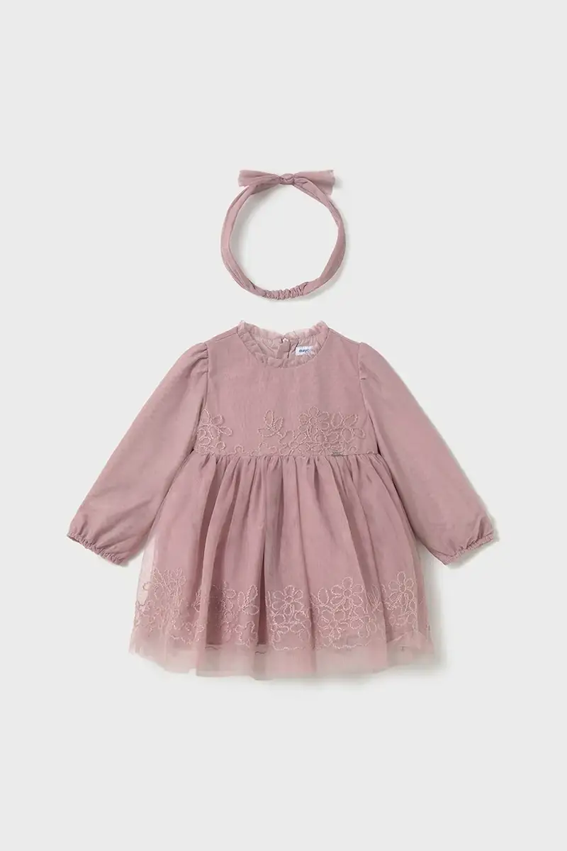 vestito neonato colore rosa 2902 miniatura 2