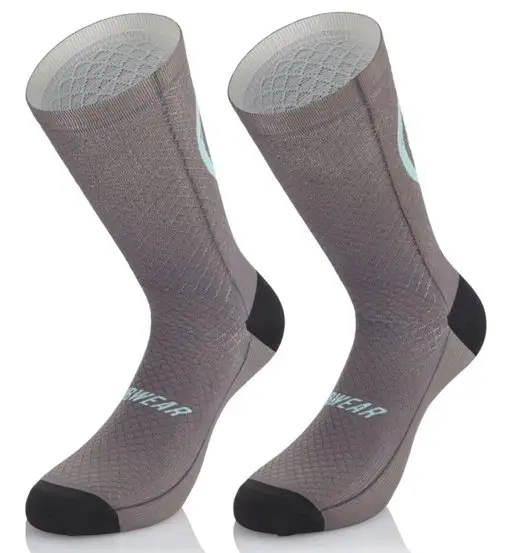 Smile Evo - calzini bici Grey