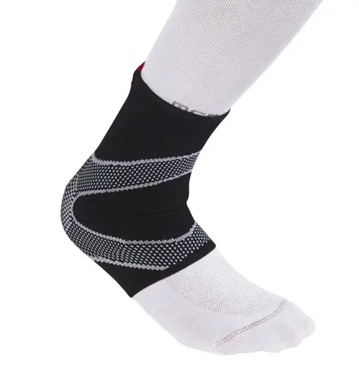 Cavigliera elasticizzata con inserto in gel Black