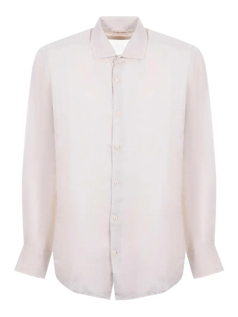 Camicia di lino Beige