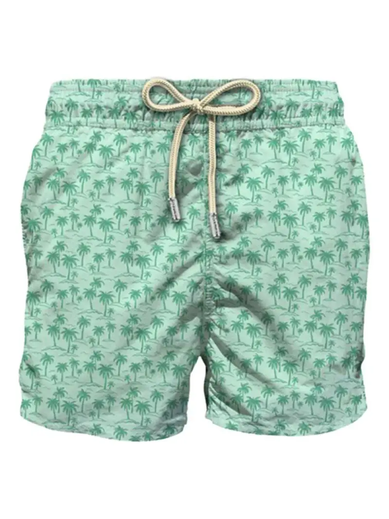 Costume comfort light verde fantasia palme Verde acqua miniatura 3