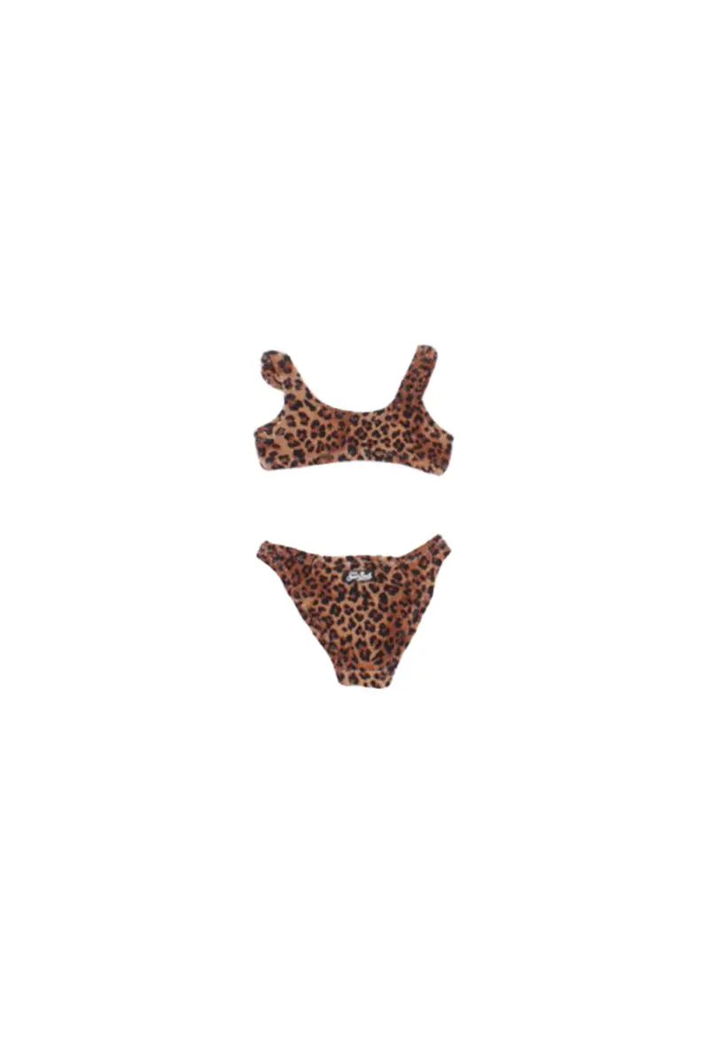 Costume da bagno Bambina MC2 SAINT BARTH Leopard Baker wp crinkle miniatura 2