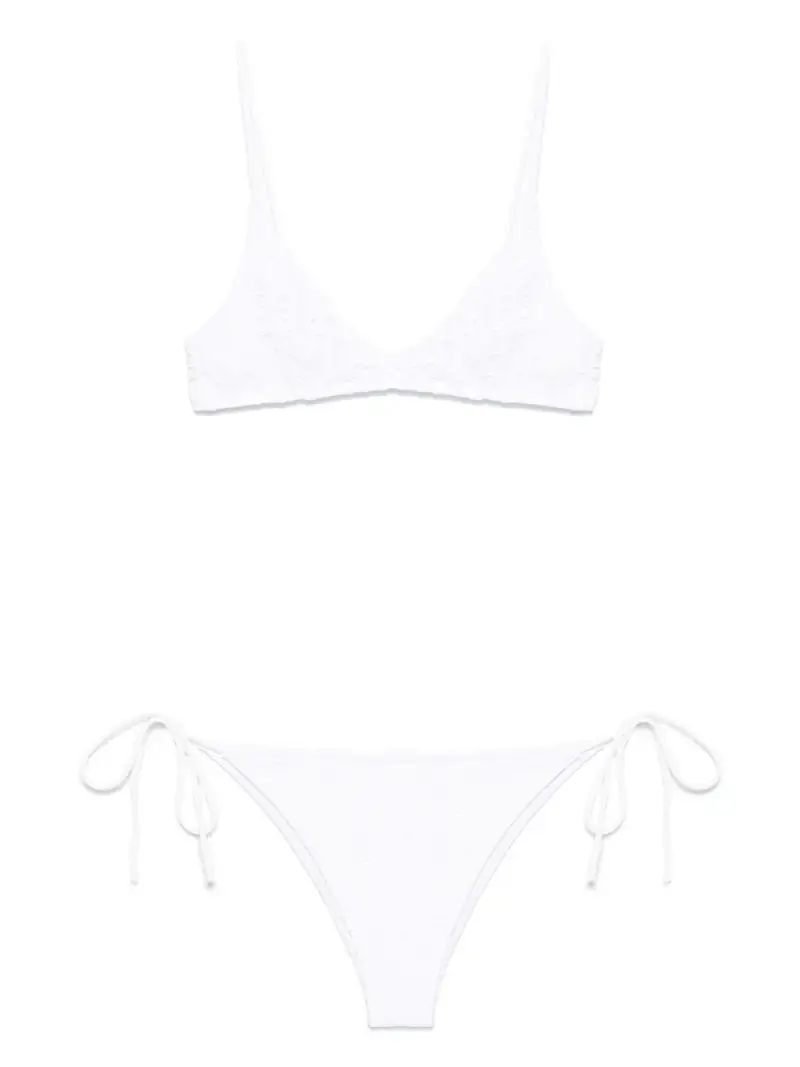 Costume marielle+paloma bianco in pizzo san gallo miniatura 3