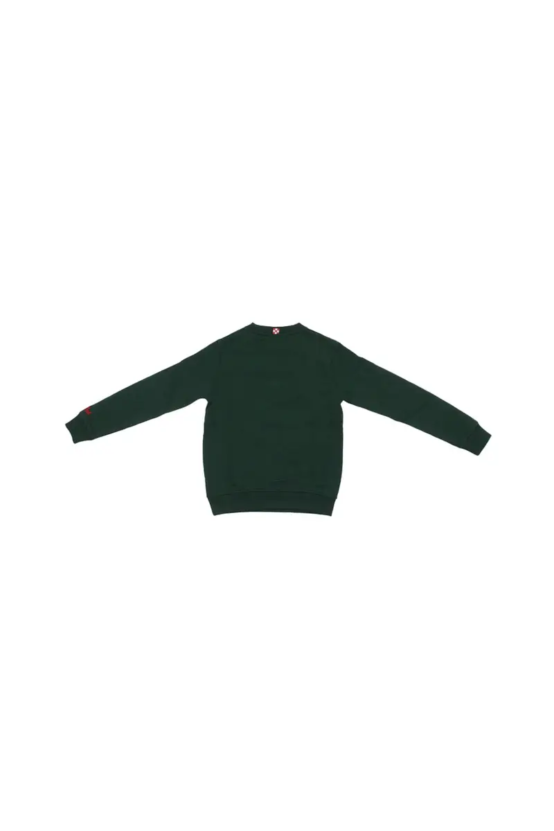 Felpa Bambino MC2 SAINT BARTH Green Hutton n vacanze logo miniatura 2