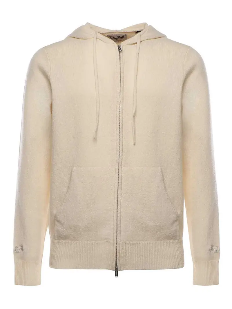 Felpa con zip Notting Beige