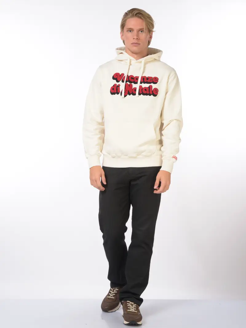 felpa da uomo Mc2 Saint Barth vacanze di natale BEIGE miniatura 2