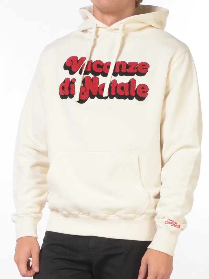felpa da uomo Mc2 Saint Barth vacanze di natale BEIGE