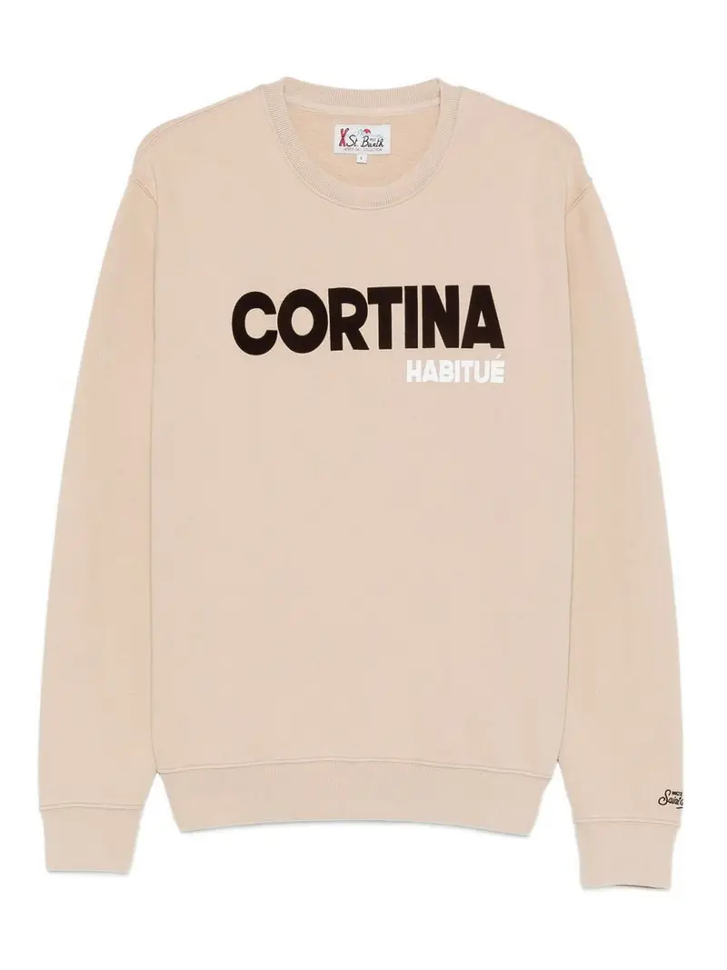 Felpa Girocollo Beige