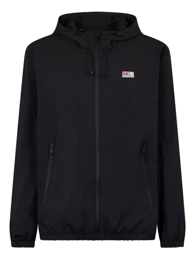 Giacca a vento Solaro nera Nero miniatura 3