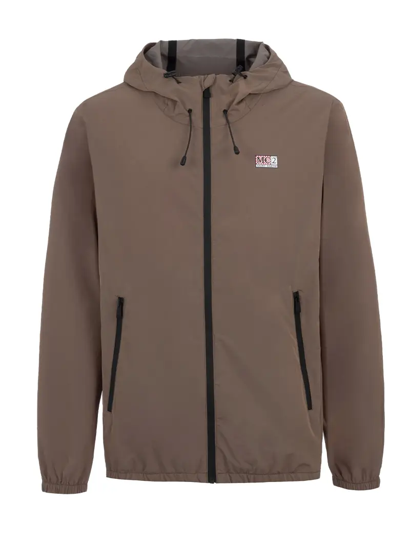 Giacca a vento Solaro verde kaki Tabacco