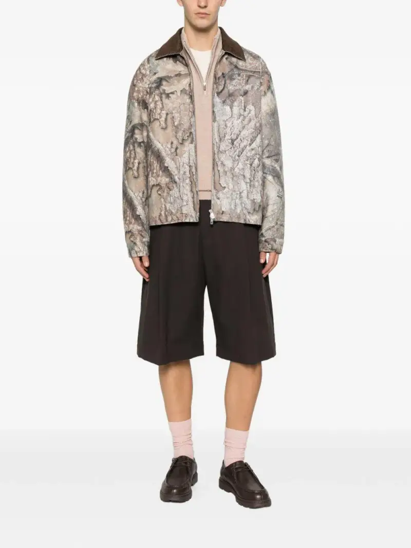 Mc2 Saint Barth Maglione beige con zip miniatura 2