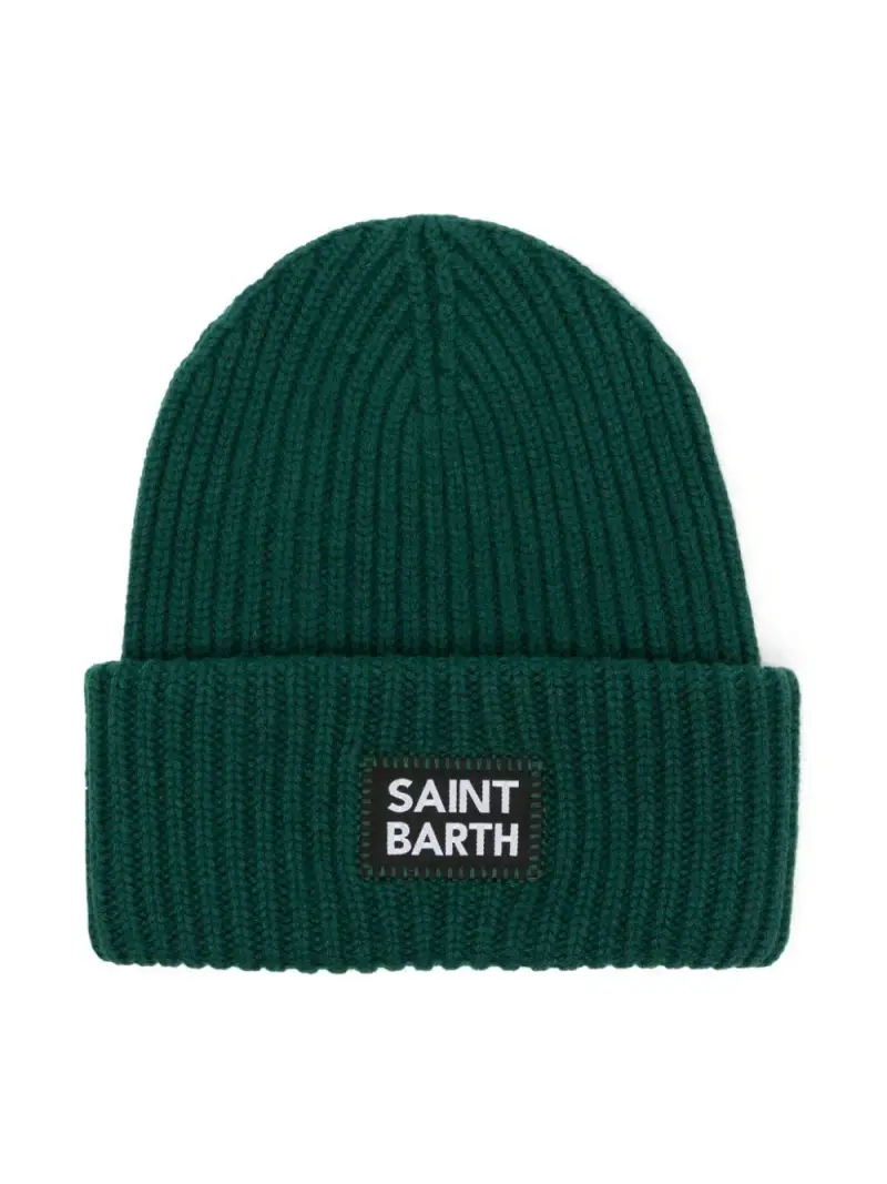 Cappello Bambino Verde petrolio Lana