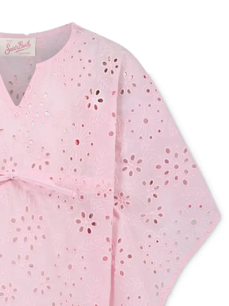 Copricostume Kate in pizzo san gallo rosa miniatura 2