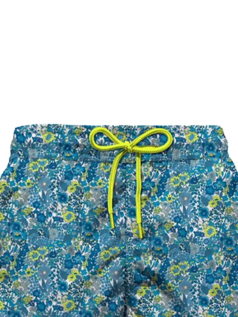 Costume jean lighting celeste con fantasia floreale miniatura 3