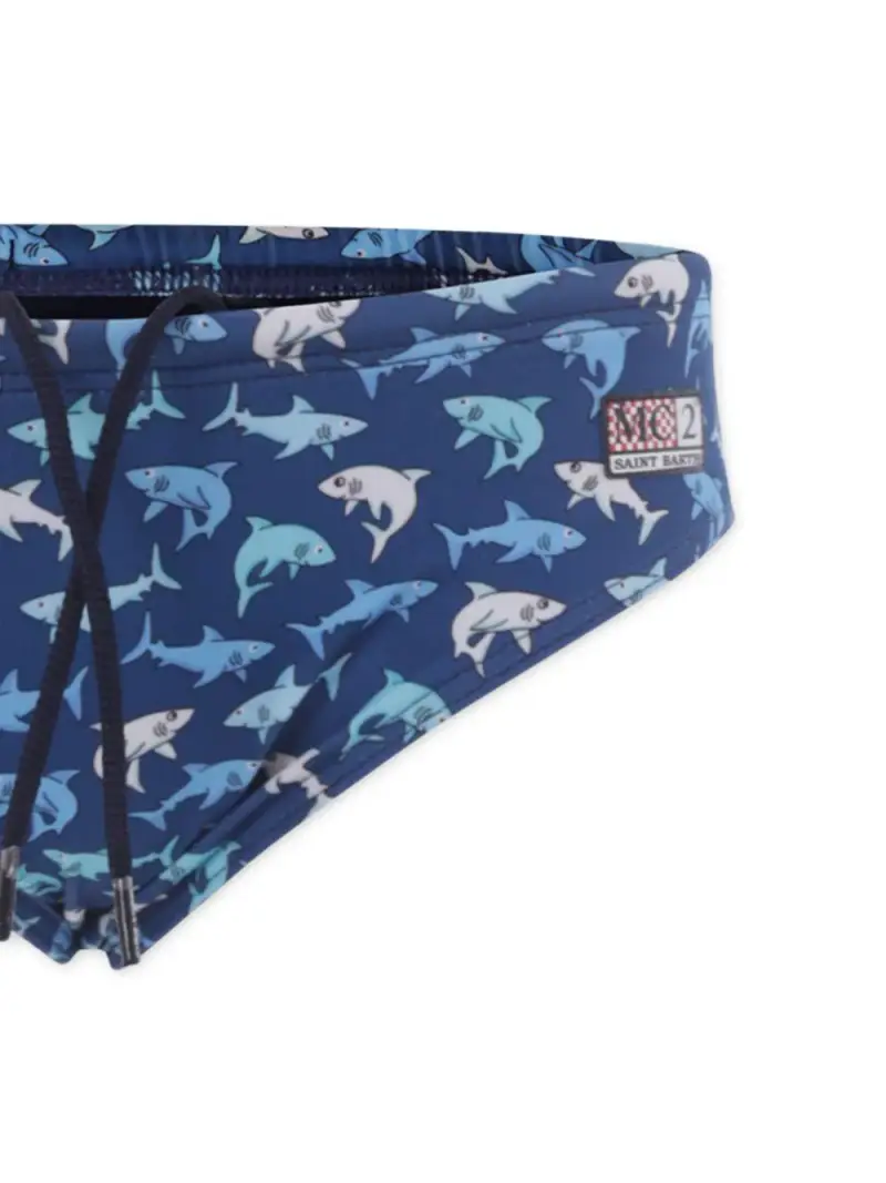 MC2 SAINT BARTH KIDS Slip Blu 2539015 miniatura 2