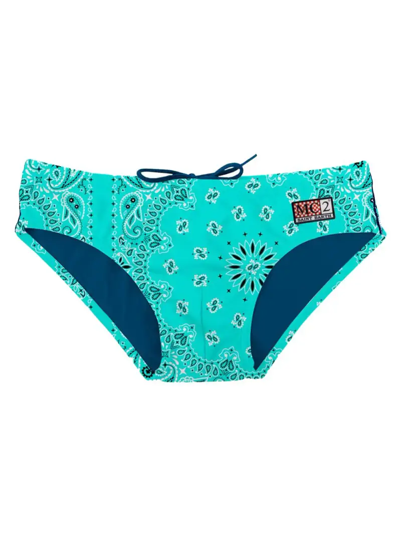 MC2 SAINT BARTH KIDS Slip Turchese 2539097