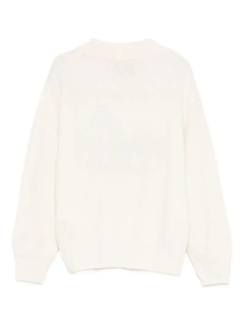 Mc2 Saint Barth Kids Maglione panna per bambino miniatura 2