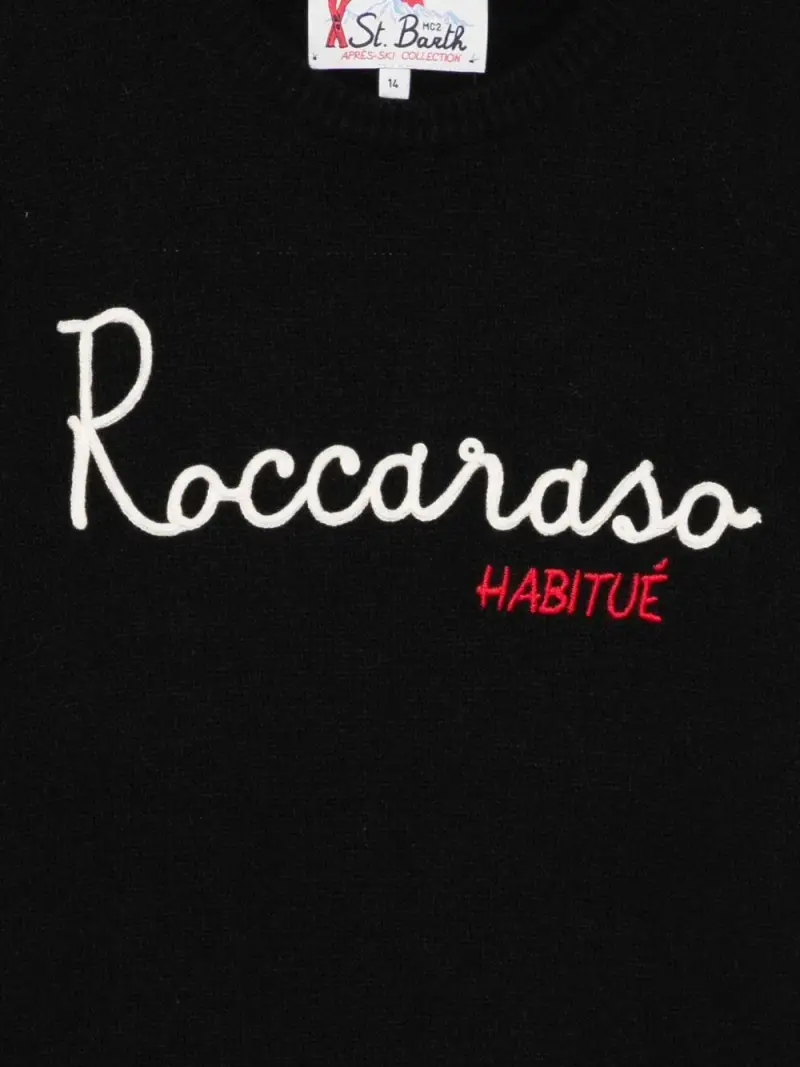 Mc2 Saint Barth Kids Maglione nero per bambino miniatura 2