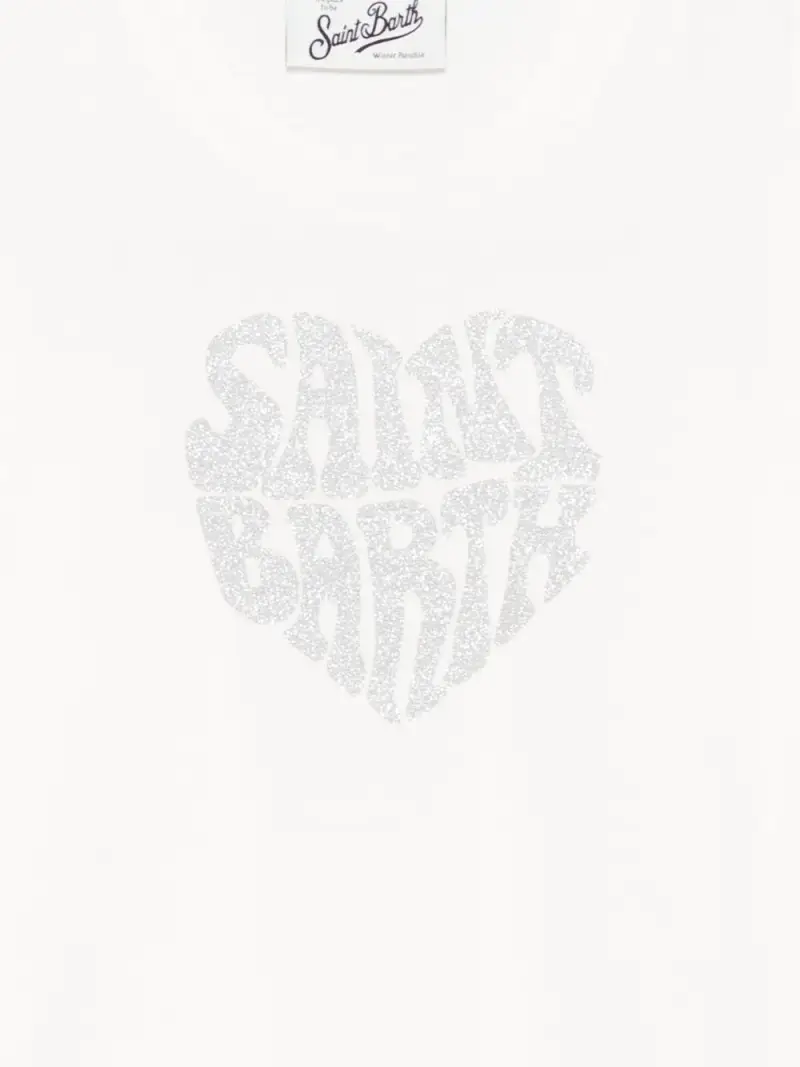 Mc2 Saint Barth Kids Maglietta Bianca con Stampa miniatura 3
