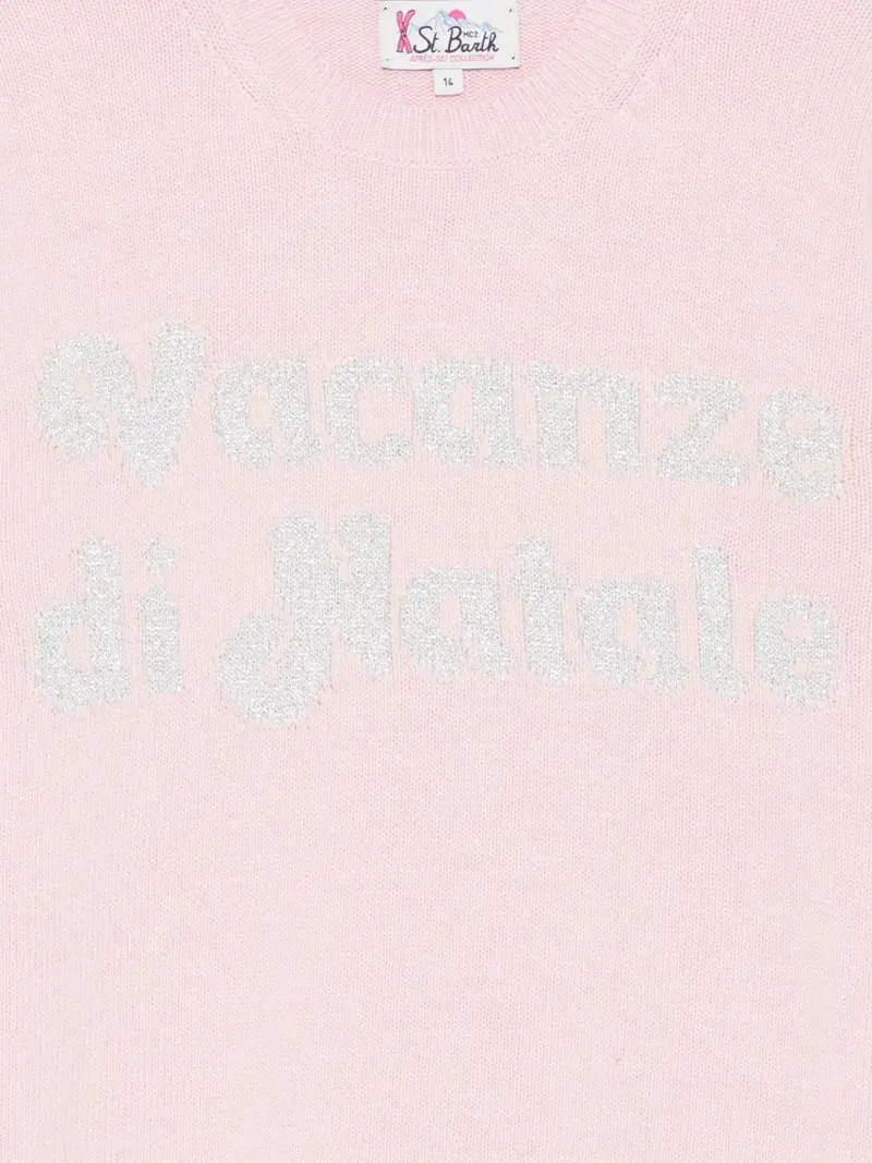 Mc2 Saint Barth Kids Maglione rosa per bambino miniatura 3