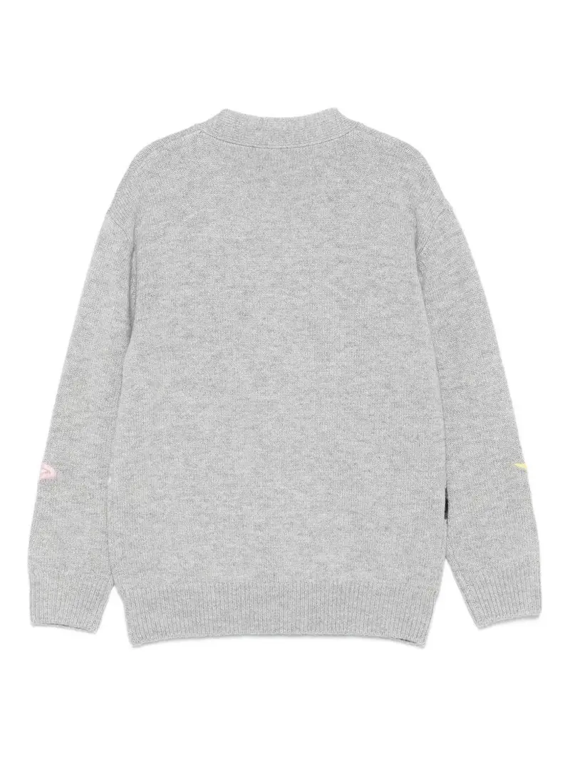 MC2 SAINT BARTH KIDS Cardigan Grigio 4015305 miniatura 3